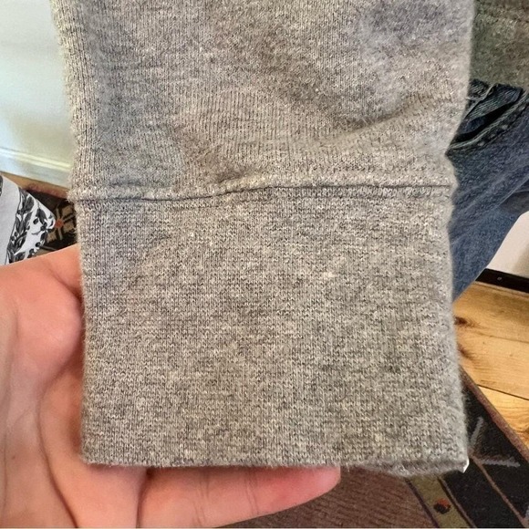 Nike Sportswear Gray Oversized Logo Sweatshirt Women's Crewneck Pullover XS - Picture 9 of 10